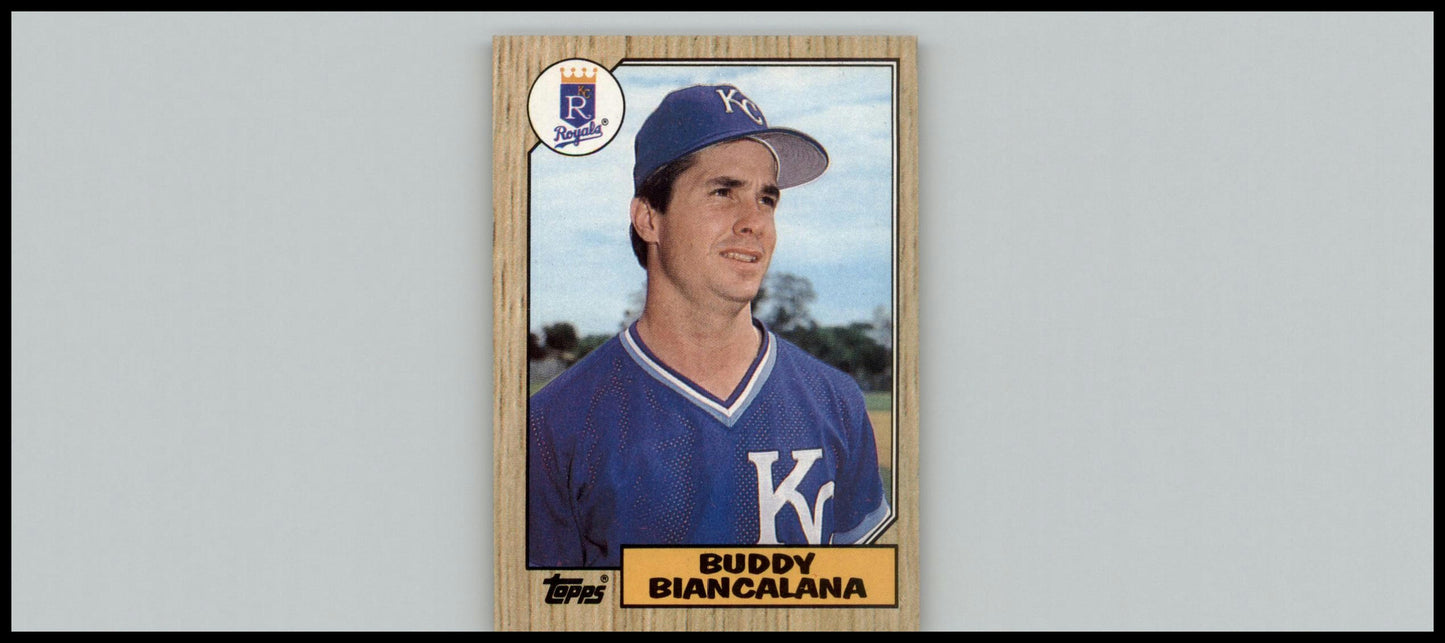 1987 Topps #554 Buddy Biancalana