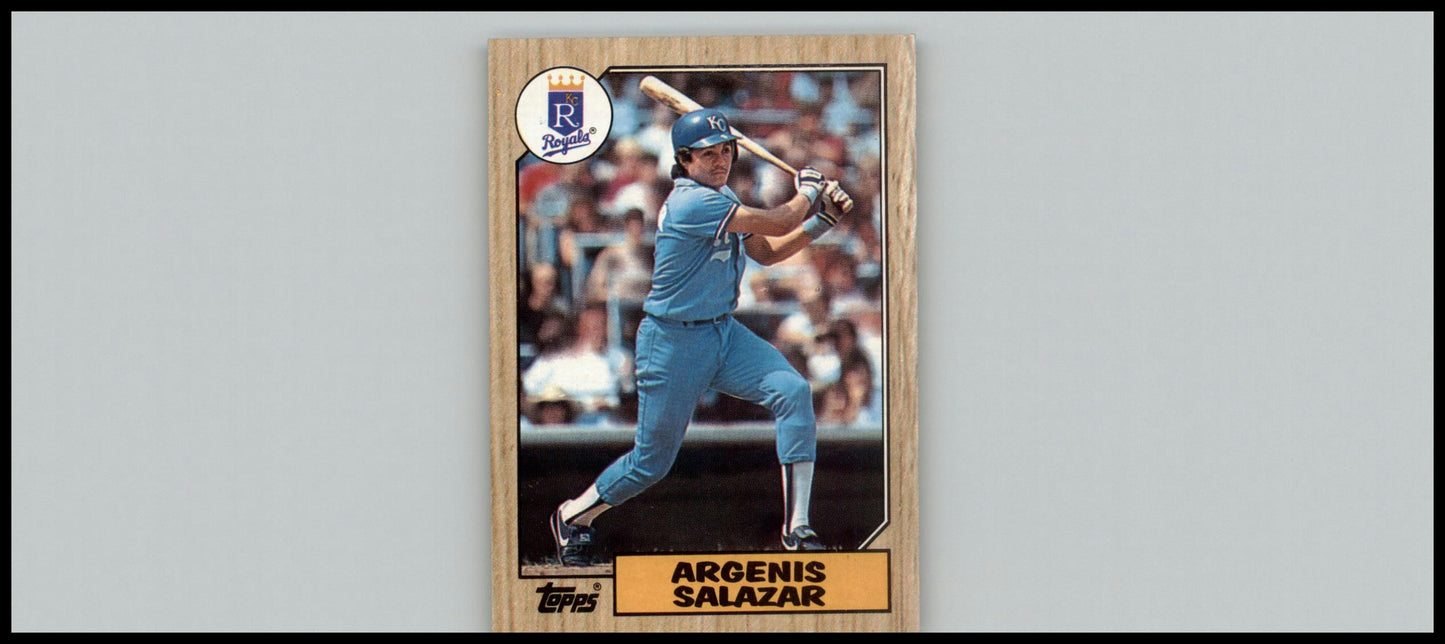 1987 Topps #533 Argenis Salazar