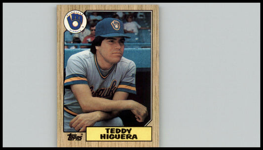 1987 Topps #250 Teddy Higuera